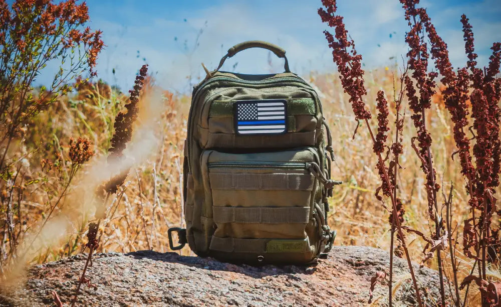 Highland Tactical Backpack in the amber waves of grain