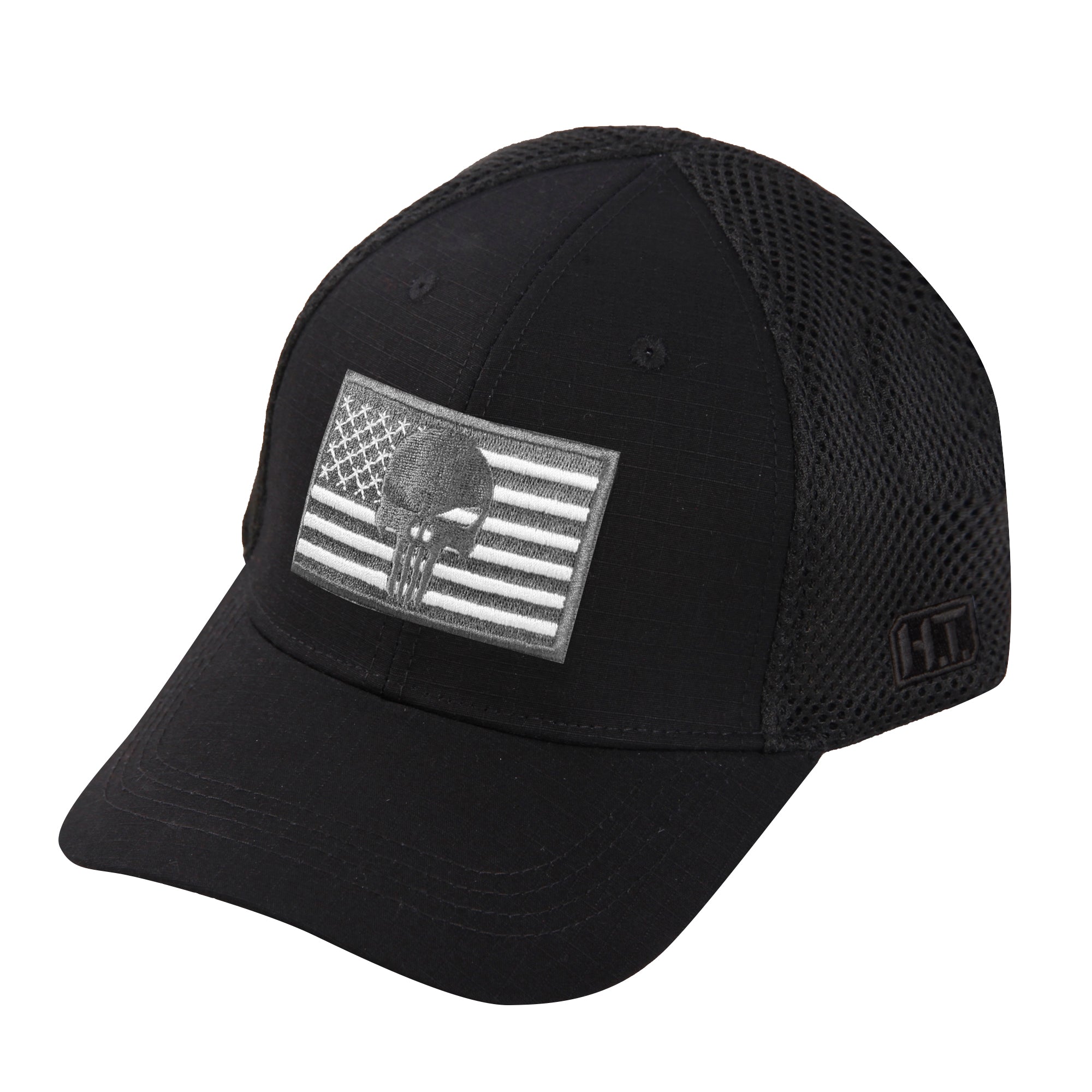 Soft Mesh - American Flag/Punisher Skull