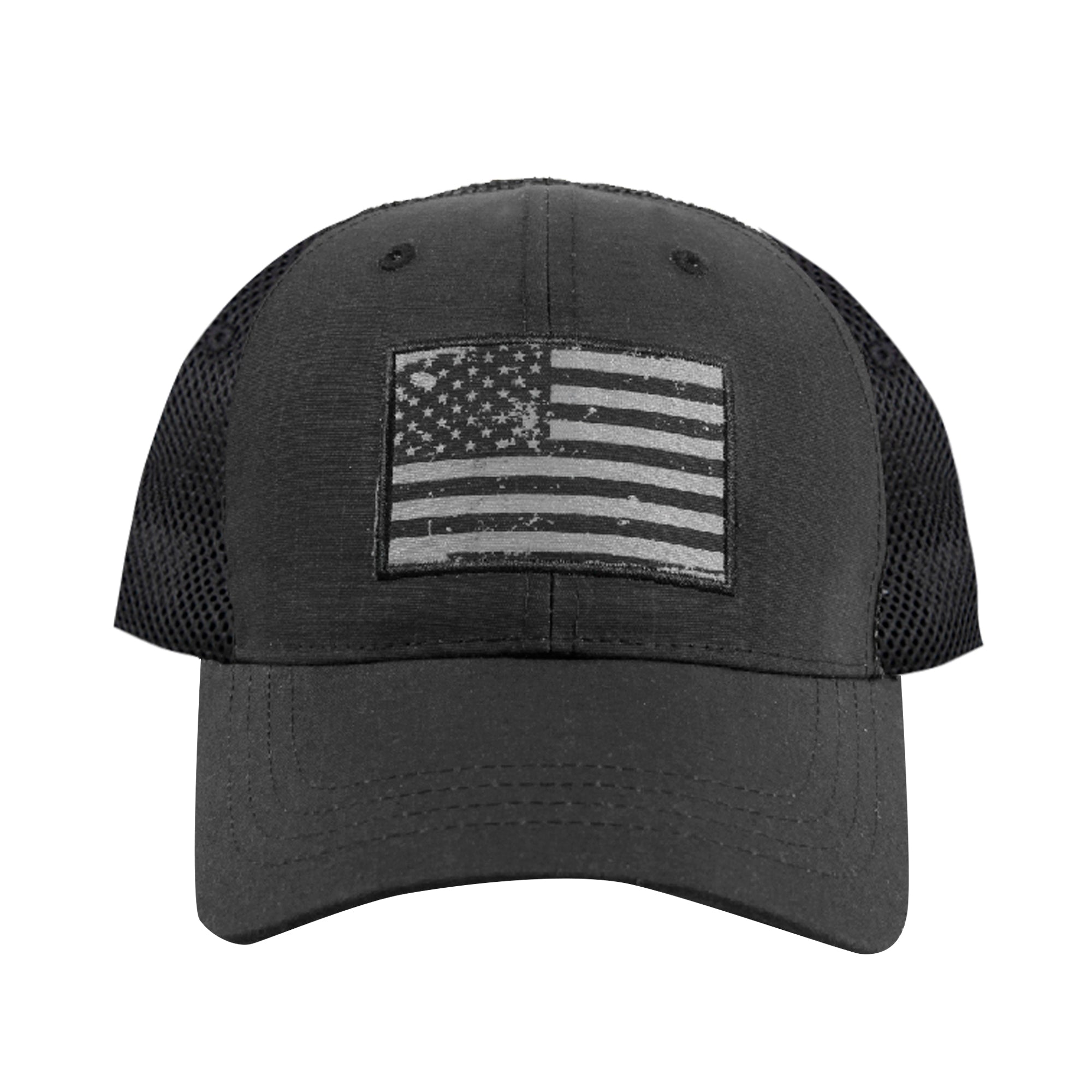 Distressed American Flag - Soft Mesh