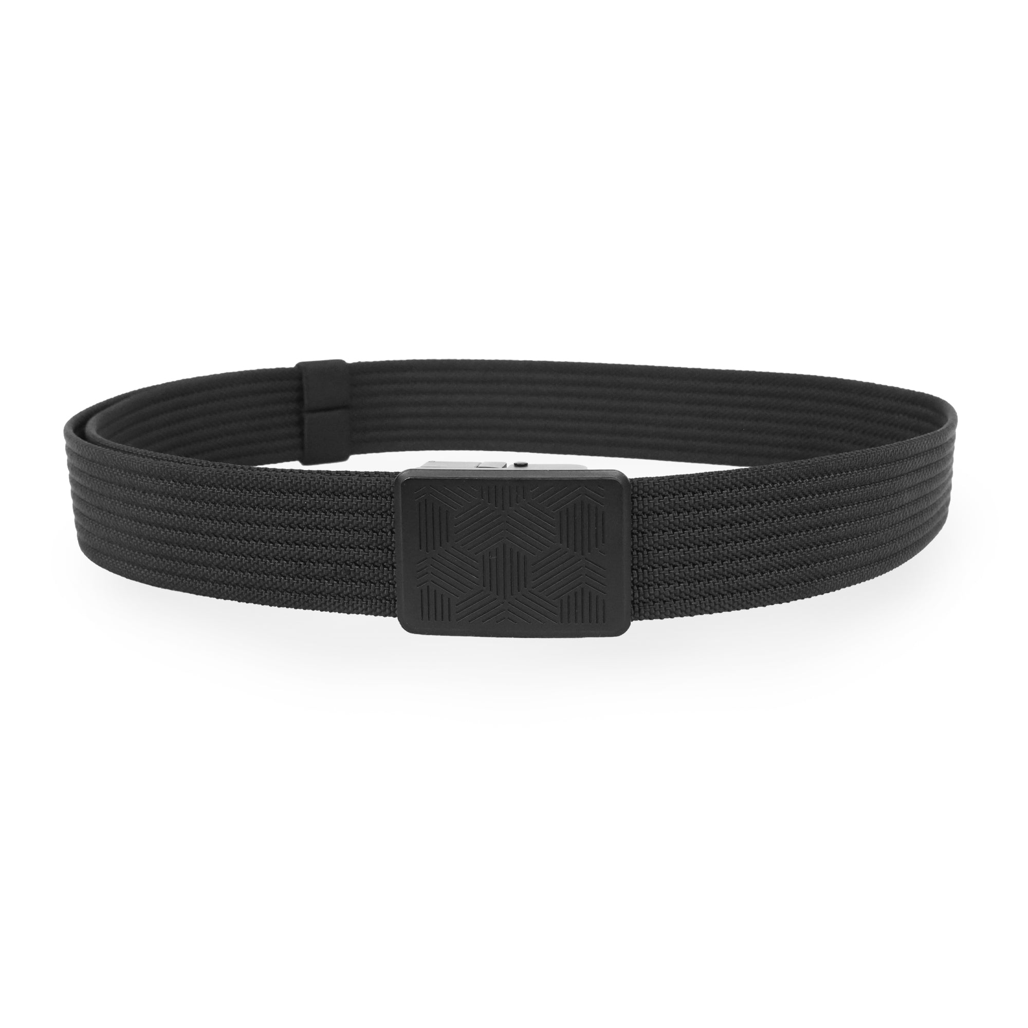 Tactical Nylon Belt - Black Metal Hexagon