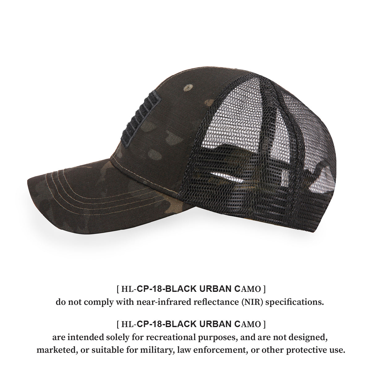 American Flag Velcro - Trucker Mesh Hat