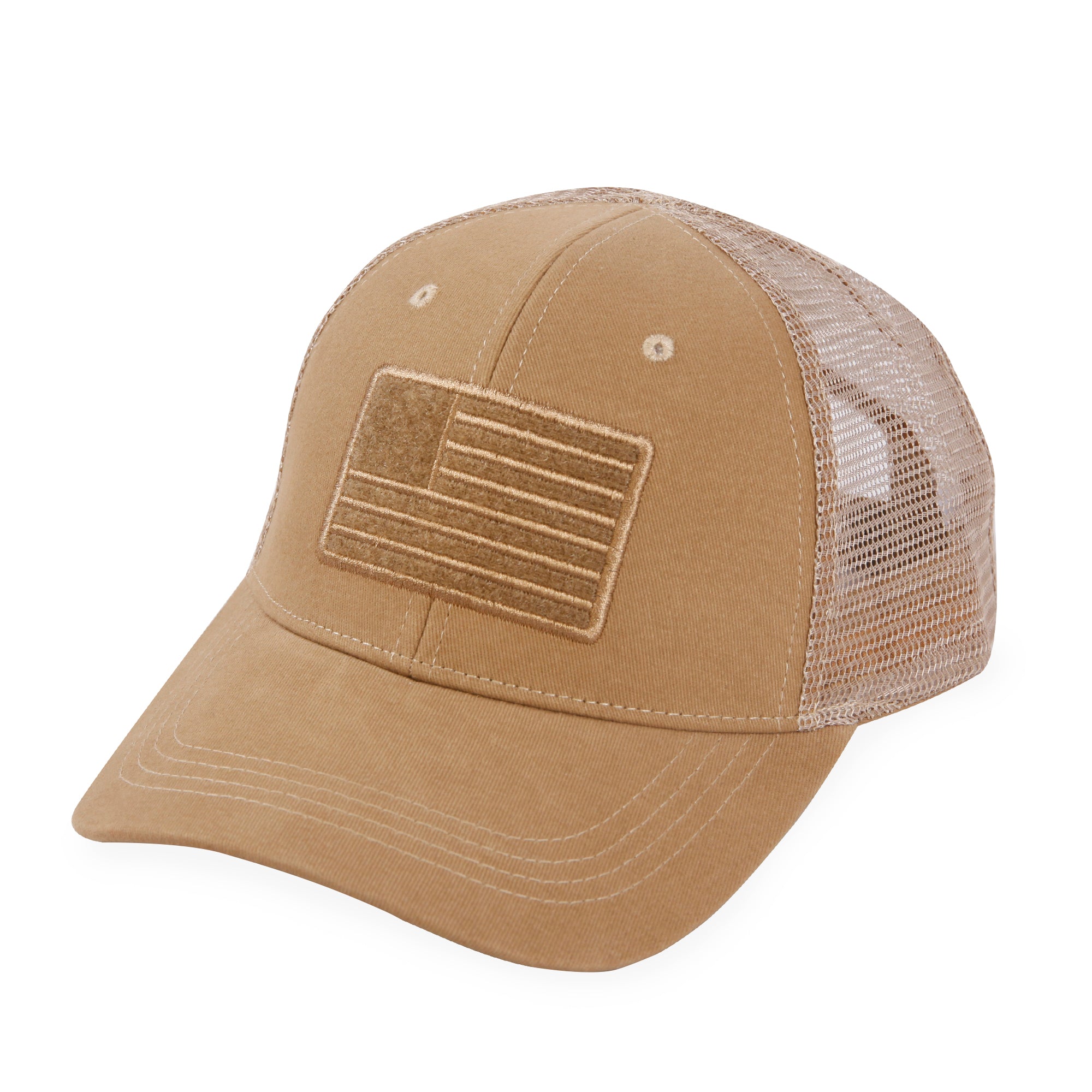 American Flag Velcro - Trucker Mesh Hat